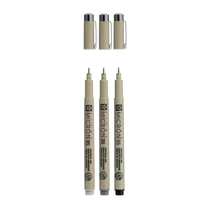 Zestaw piór technicznych Sakura Pigma Micron 3 fineliners | Artmie