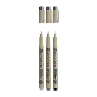 Zestaw piór technicznych Sakura Pigma Micron 3 fineliners | Artmie