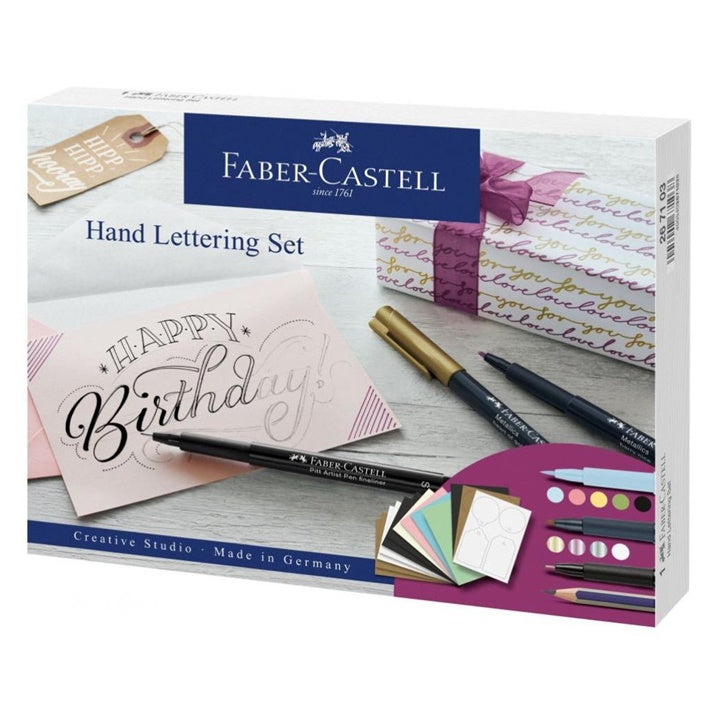 Zestaw podarunkowy do Hand Letteringu Faber-Castell / 12-częściowy | Artmie