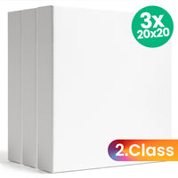 3D Canvas Set 3 pcs - 2nd Quality - 20x20 cm | Artmie