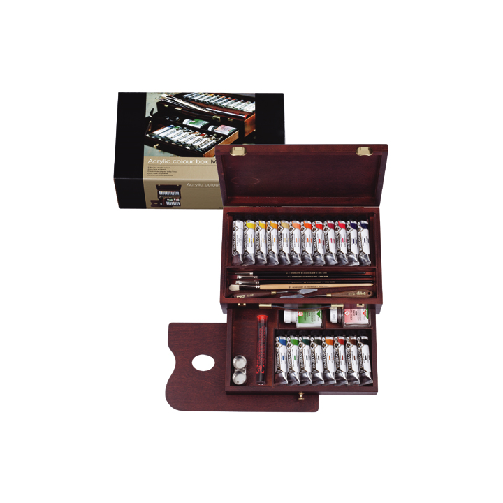 Zestaw Rembrandt Acrylic Colour Box Master | Artmie