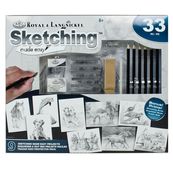 Zestaw szkicowy Royal & Langnickel Sketching Made Easy  / 33  elementy | Artmie