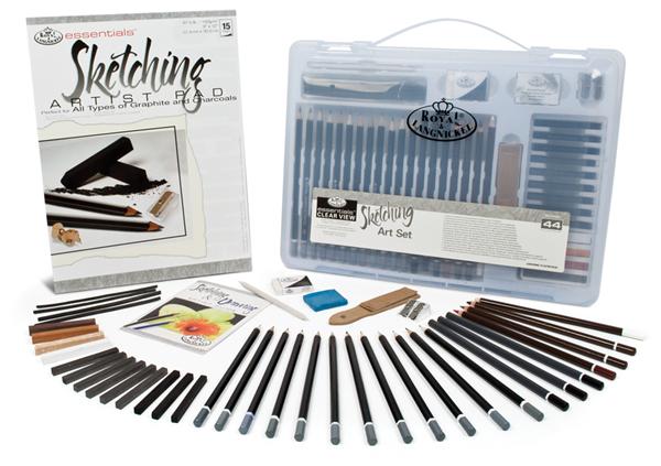 Zestaw  szkicowy Sketching Art Set Royal & Langnickel / 44 elementy | Artmie