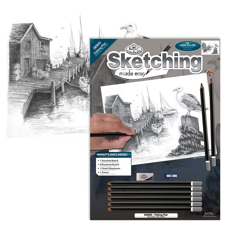 Zestaw szkicowy Sketching Made Easy Royal & Langnickel / 10 elementów | Artmie