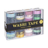 Zestaw taśm Washi 36 szt x 3 m / różne kolory | Artmie