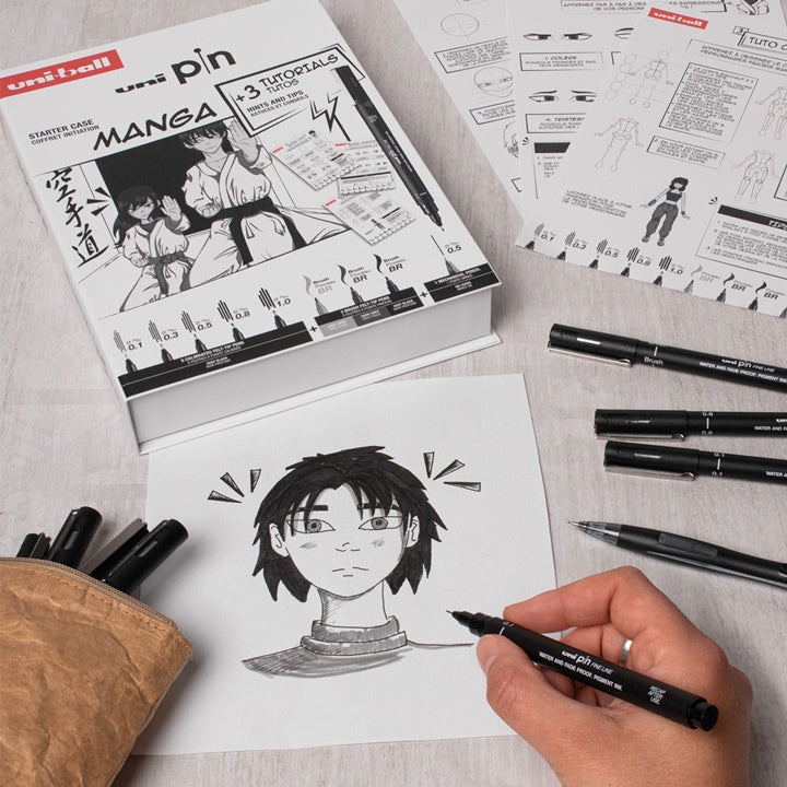 Zestaw upominkowy UNI PIN Manga Starter Case | Artmie