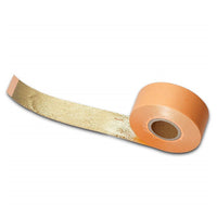 Złote metalowe plastry w rolce 2,5 cm x 50 m | Artmie