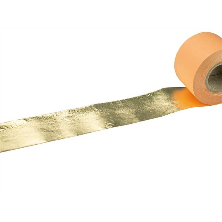 Złote metalowe plastry w rolce 2,5 cm x 50 m | Artmie