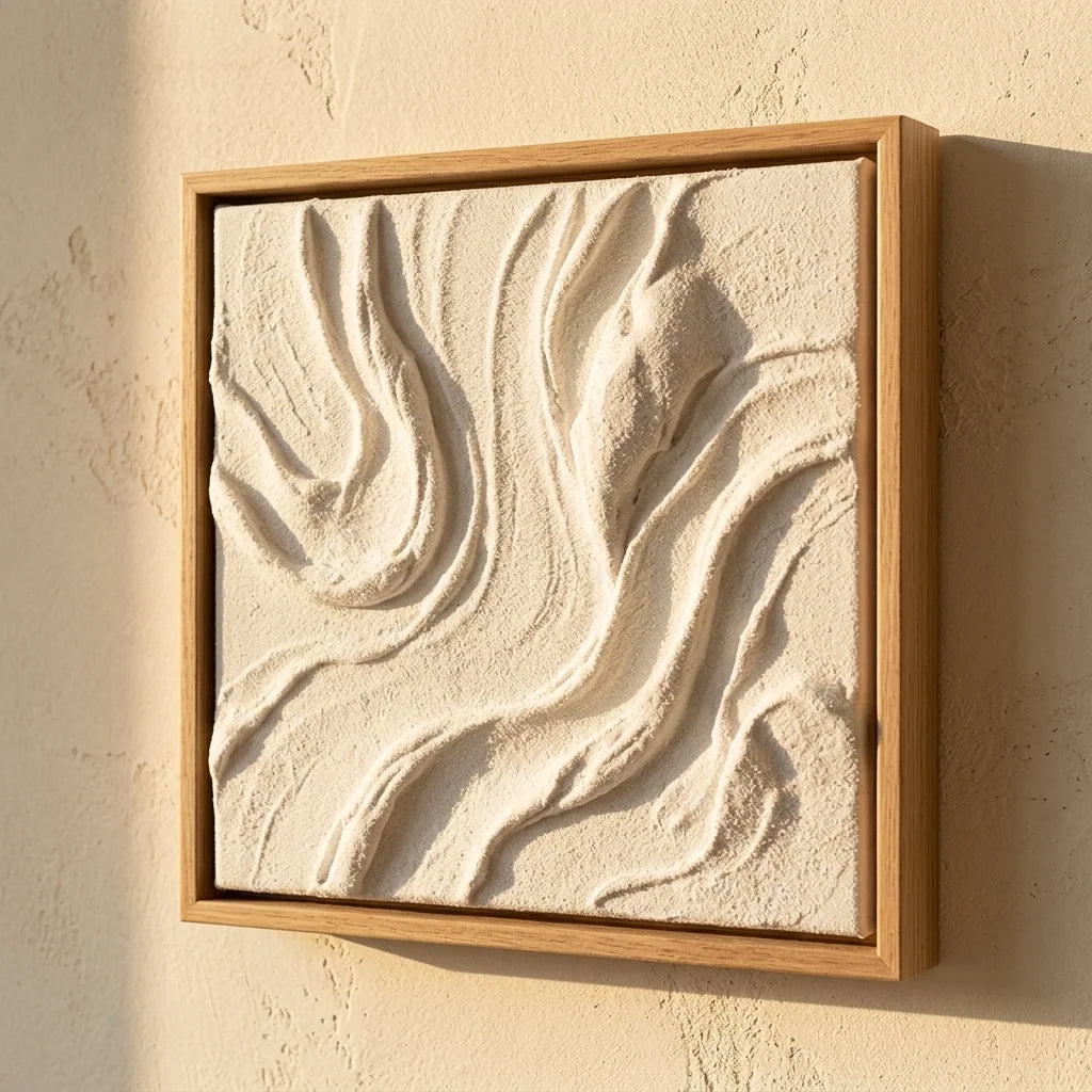 Strukturalny relief w ramie z pasty 3D ARTMIE