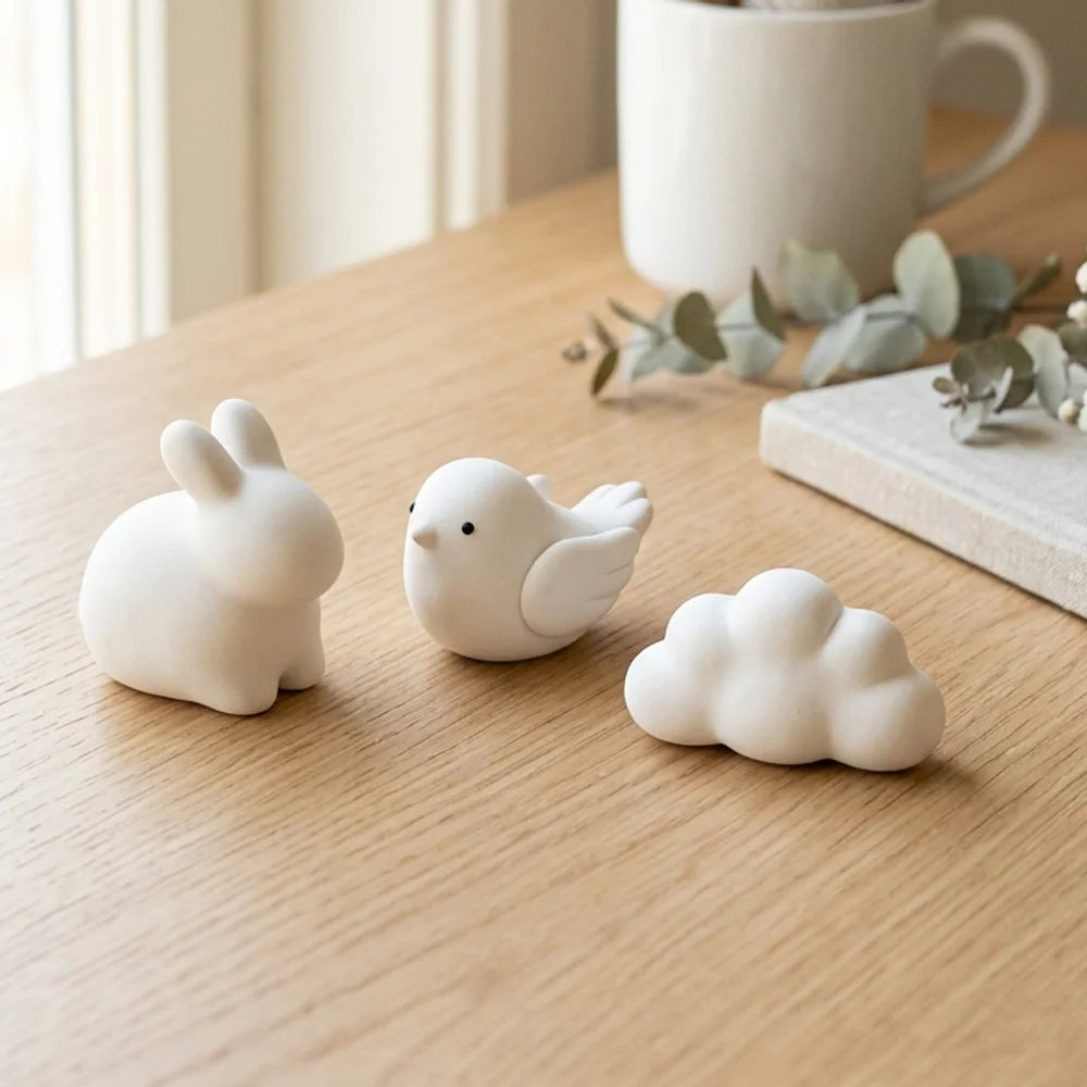Lekkie figurki modelowane z masy Cloudy Clay