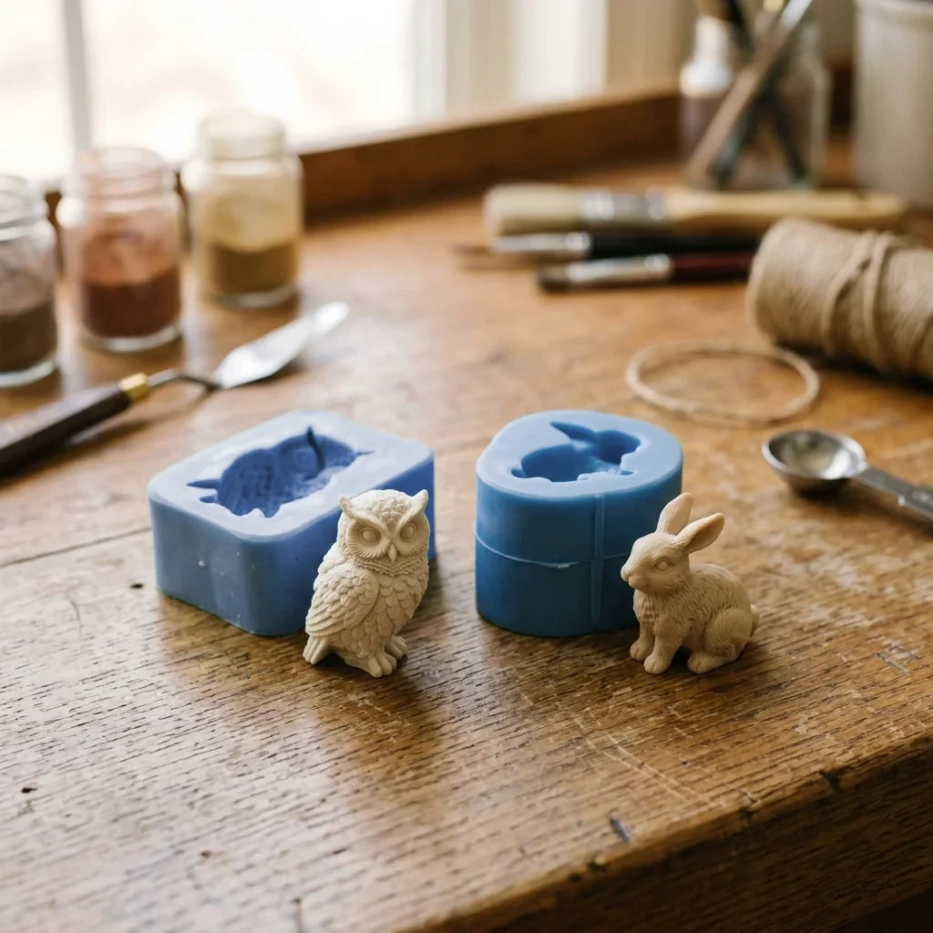 Figurki i miniatury odlane z formy silikonowej