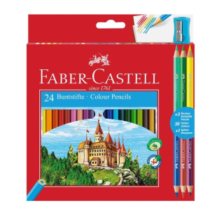 Komplet kredek ołówkowych Faber-Castell / 24szt