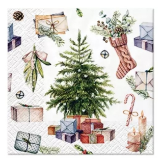 Serwetki do Decoupage Christmas at Home  / 1 szt