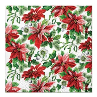 Serwetki do Decoupage Glory Poinsettia / 1 szt