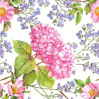 Serwetki do Decoupage - Hydrangea / 1 szt