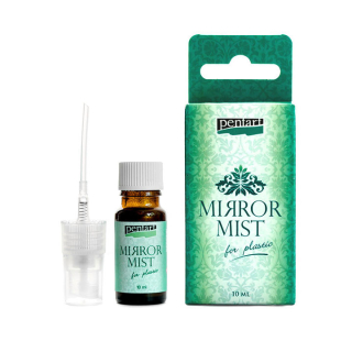 Farba w sprayu z efektem lustra MIRROR MIST PENTART - do plastiku / 10 ml