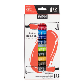 Zestaw farb olejnych Studio Huile XL Pebeo 12 x 12 ml