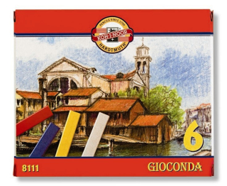 Pastele twarde Gioconda 8111 / 6 kolorów