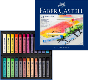 Pastele suche FABER-CASTELL CREATIVE STUDIO / 24 kolory