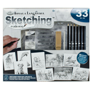 Zestaw szkicowy Royal & Langnickel Sketching Made Easy  / 33  elementy