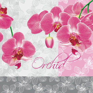 Serwetki do Decoupage - Orchid - 1 szt