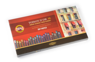 Pastele Toison D'or KOH-I-NOOR, soft pastels / 48 szt