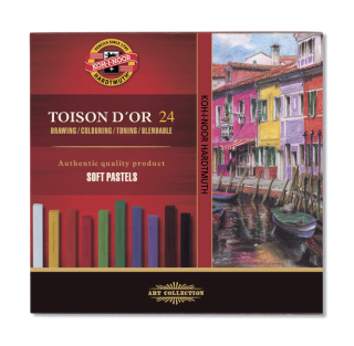 Pastele suche 8584 Toison D'OR  Koh-I-Noor /  24 kolory 