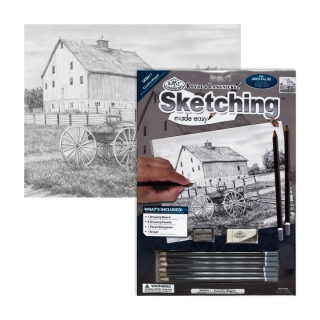 Zestaw do szkicowania  Royal Sketching - Countryside / 9 elem.