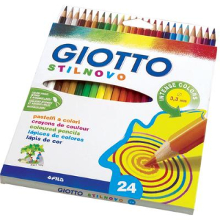 Kolorowe kredki ołówkowe GIOTTO Stilnovo / 24 kolory